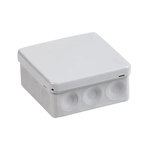 Kopplingsdosa ABB IP65 utanpåliggande 86 x 86mm, Halogenfri , grå