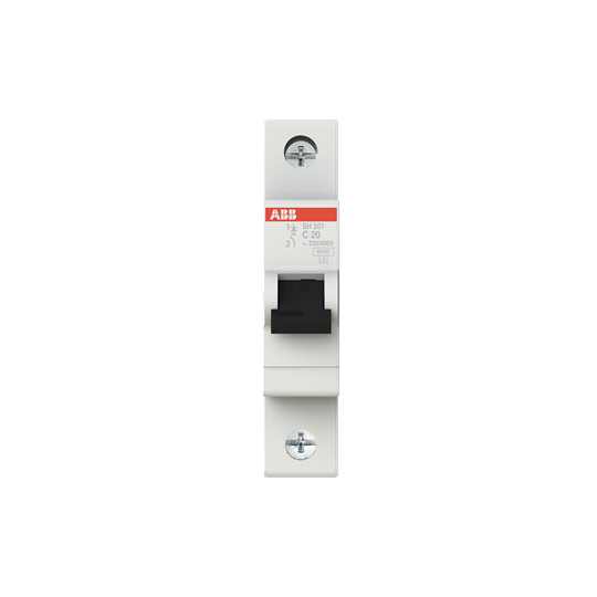 Automatsäkring / dvärgbrytare 1 pol, 6kA, C20A, ABB