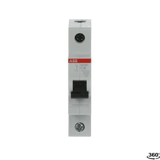 Automatsäkring / dvärgbrytare 1 pol, 6kA, C16A, ABB