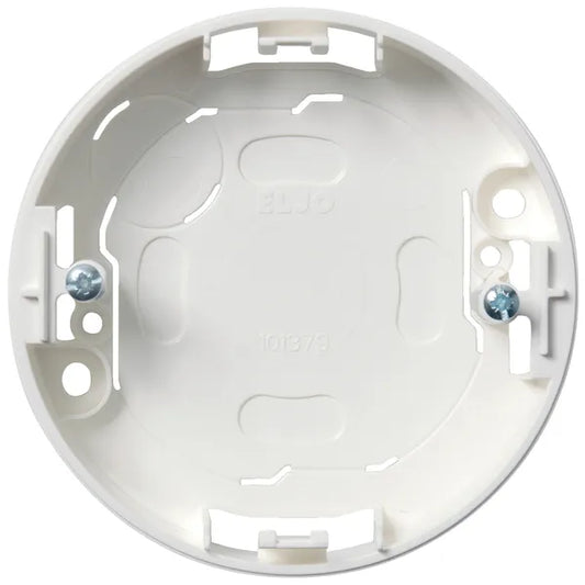 Renova utanpåliggande ram/dosa 35 mm för Bl.a. dimmer och 1-vägs vägguttag jordat/ojordat. Vit.