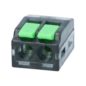 Toppklämma, 2-ledare, 0.2-4.0mm2, AWG 28-12, öppningsbar Nemiq. 50 st i förpackning