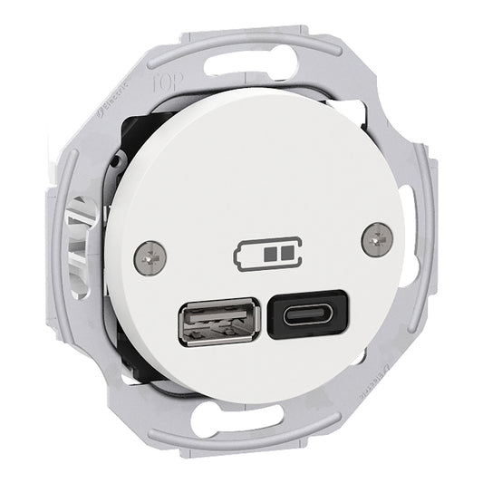 Schneider Electric Renova USB A+C Laddstation